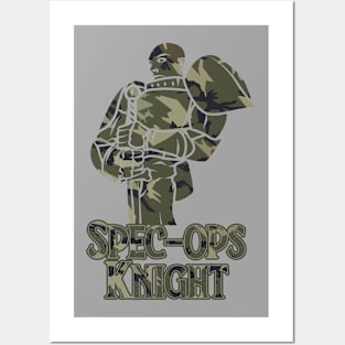 Spec-ops Knight: A Fantasy Design Posters and Art